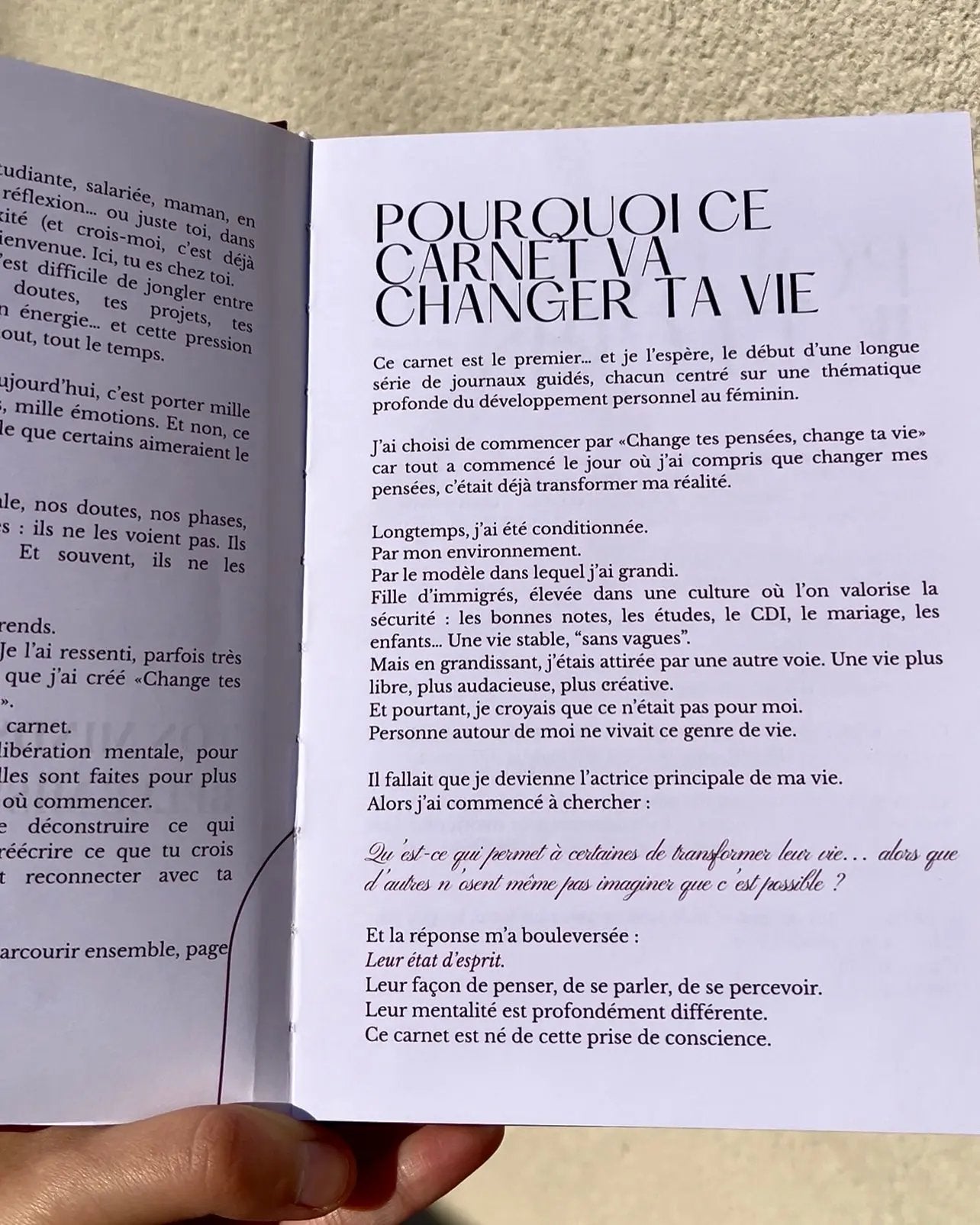Change tes pensées, change ta vie